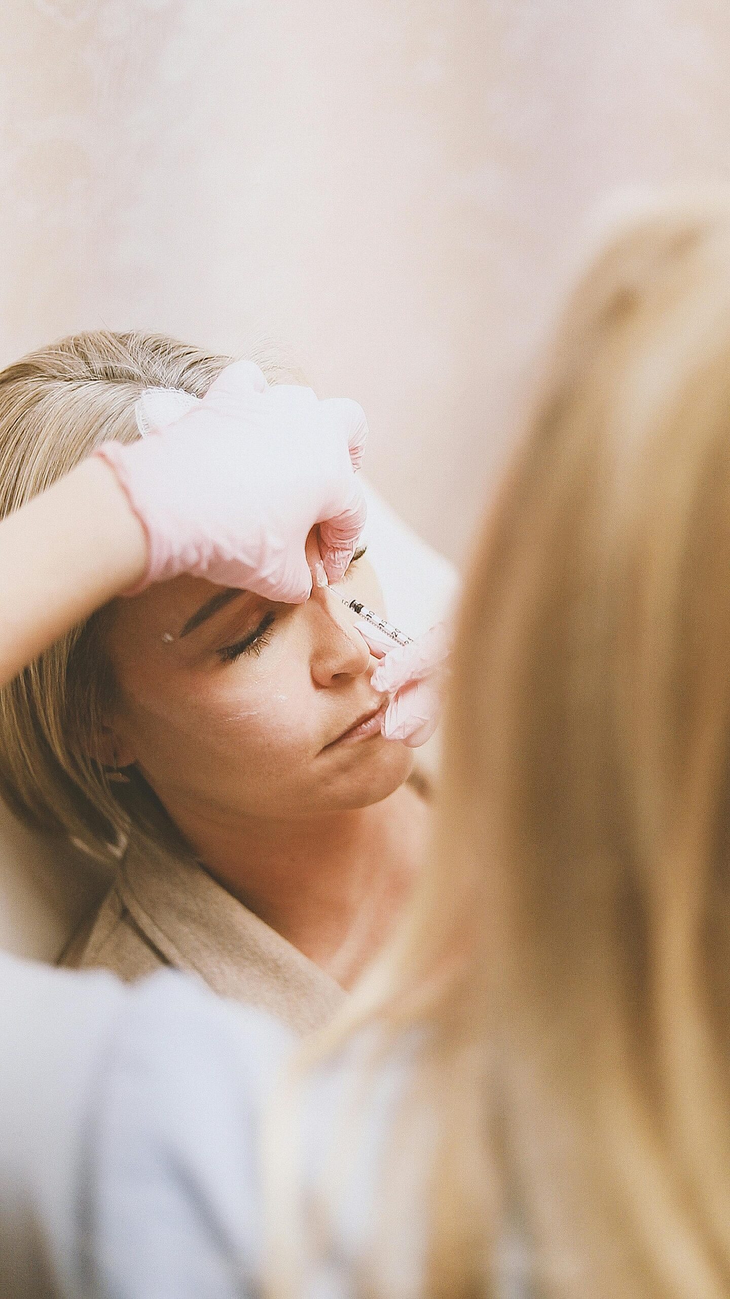 Treatment of vertical frown lines (11 lines) using Botox at Temecula medical spa